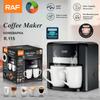 Coffee Machine Small Semi-Automatic Household Drip American Coffee Machine Double Cup Automatic Moka Pot