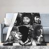 Camarons De La Isla Flamenco Singer Wool Fashion Blanket Music Rock Funny Throw Fashion Blanket for Home 125*100cm Ultra-Soft