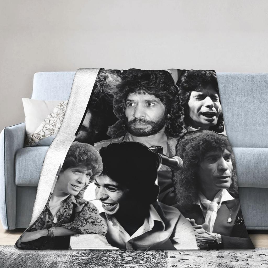 Camarons De La Isla Flamenco Singer Wool Fashion Blanket Music Rock Funny Throw Fashion Blanket for Home 125*100cm Ultra-Soft