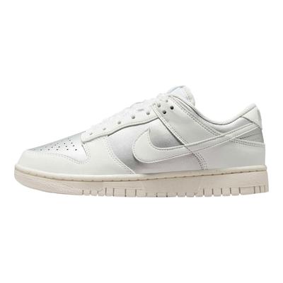 Dunk Low Next Nature Sheer Lace Pack - женские кроссовки цвета металлик и платина, серебристые, саммит-белый, бледно-слоновая кость IB7311-001