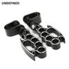 1'' 1.25'' Motorcycle Flying Knuckle Foot Pegs Highway Engine Crash Bar Guard w/Clamp Footrest Mount For Harley Chopper