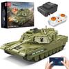 MOULD KING 20033 Военные танковые игрушки Пульт дистанционного управления M1A2 Основной боевой танк Строительный блок Кирпичная сборка Детский рождественский подарок