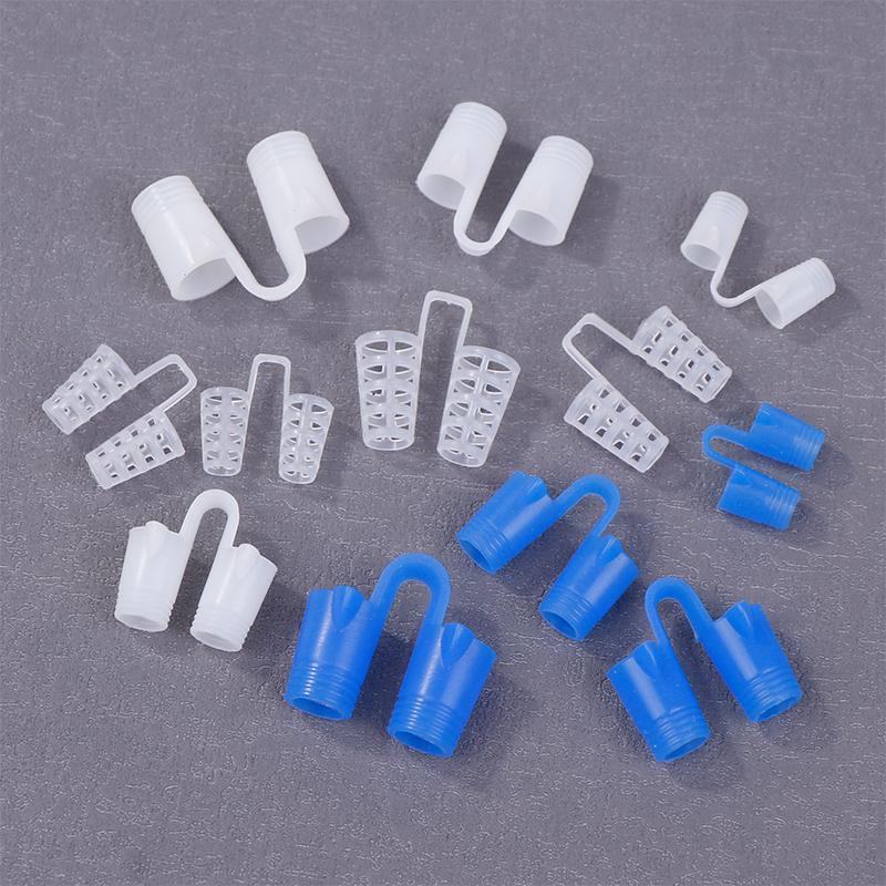 4/8 шт. силиконовые носовые расширители против храпа помощь при апноэ зажим для носа от храпа носовые дыхательные аппараты устройства