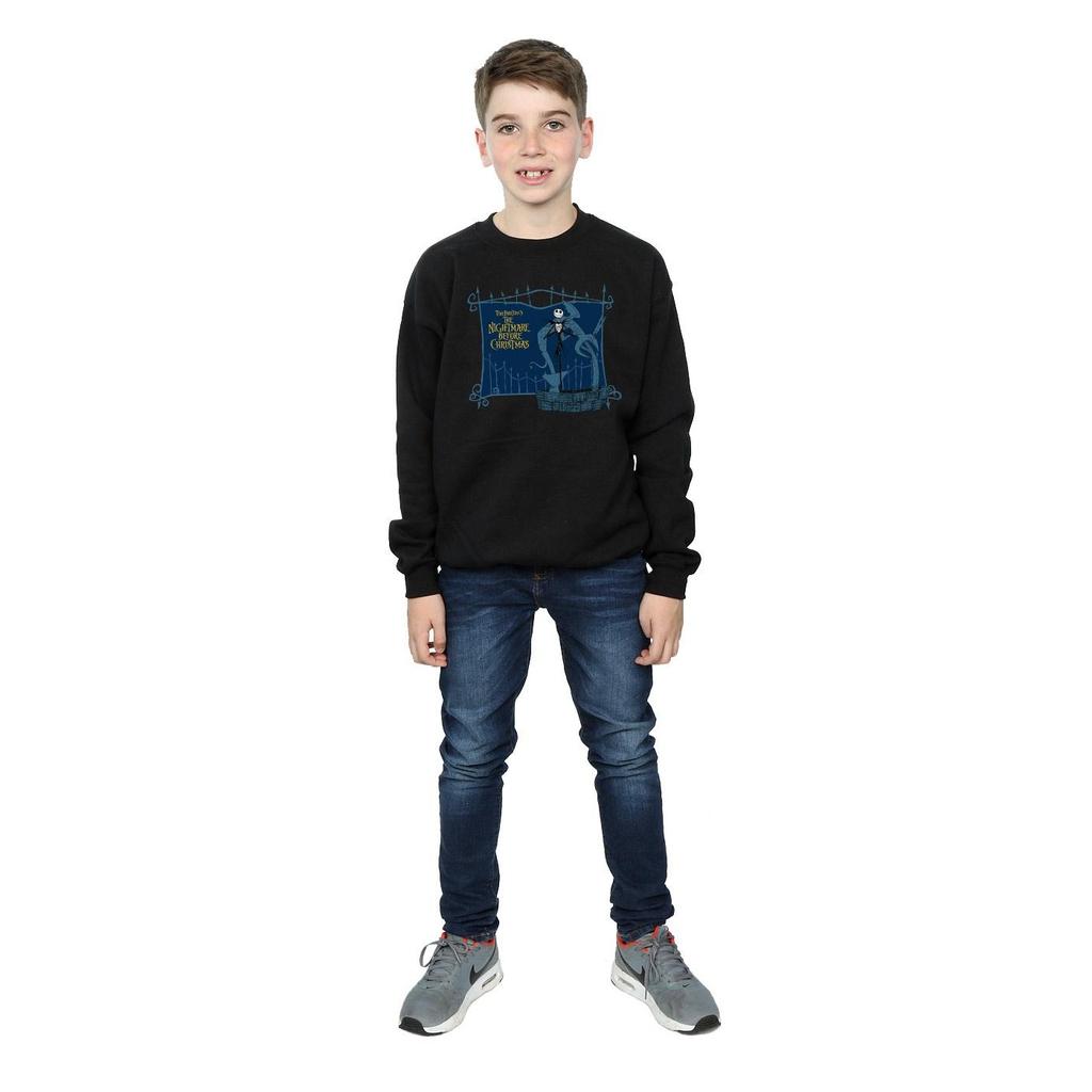 Disney Boys Nightmare Before Christmas Jack And The Well Sweatshirt