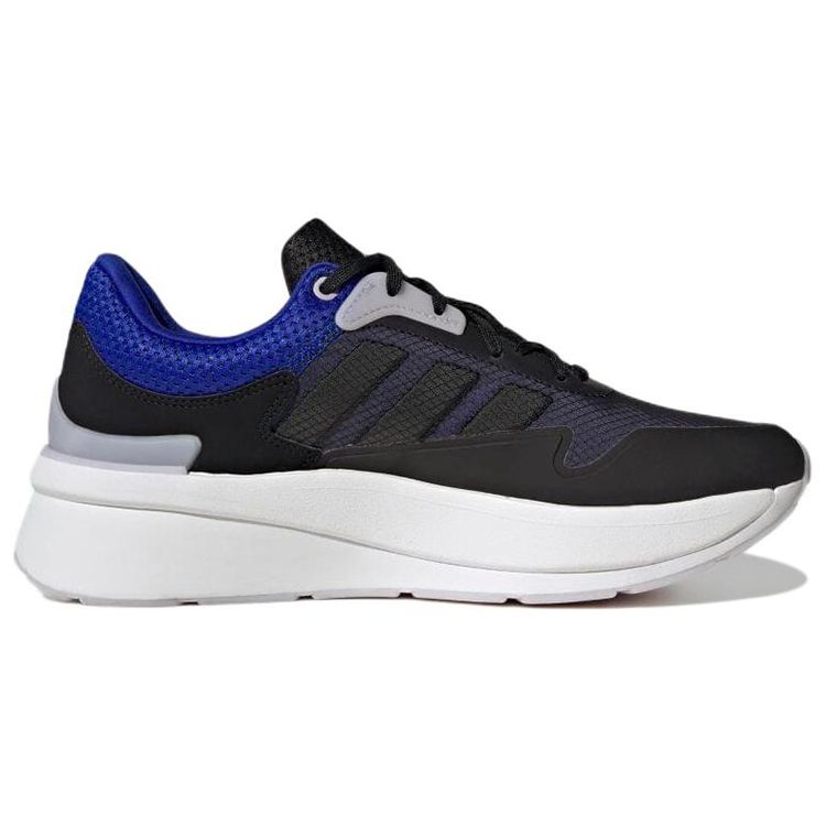 adidas Znchill Lightmotion Удобная Универсальная Ткань Нескользящие Износостойкие Низкие Повседневные Кроссовки для Бега Мужские Кроссовки Черный Синий GZ4897