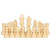 Деревянная шахматная доска Аксессуары Маленький размер и легко носить Деревянные шахматные фигуры Домашние шахматы Школы шахмат