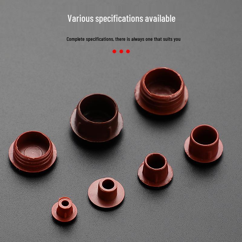 Универсальная круглая декоративная пластиковая заглушка для мебельных петель и отверстий под винты