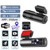 Dash Cam  4K Camera Driving Recorder 1080P Rear Camera Supports GPS WIFI 24H Parking Night Vision Monitoring Black Box
