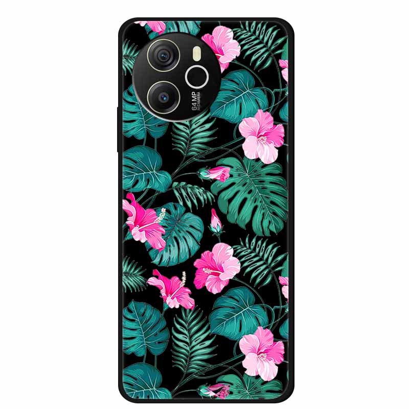 Coque For Blackview Shark 8 Case Cute Cartoon Black Silicone Soft Phone Cases For Blackview Shark 8 Back Cover Case Shark8 Funda