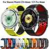 22 мм Спортивные силиконовые ремешки для Huawei Watch GT 6 46 мм Браслет для Huawei GT6 Pro 46 мм Замена Дышащий ремешок