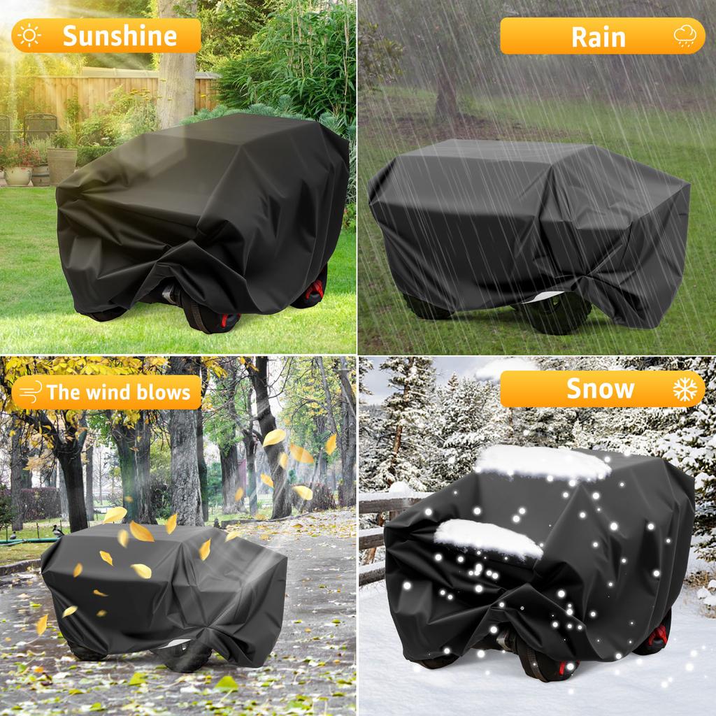 Mobility Scooter Cover Waterproof Oxford Cloth Car Toy Cover Dust Sun UV Snow Outdoor Equipment Protector Cover With Drawstring