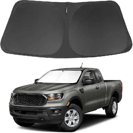 TINGLU Солнцезащитный козырек для Tesla Model X Tesla X 2016-2024 2025 Аксессуары Солнцезащитный козырек на лобовое стекло Защита от УФ-лучей Накидка на солнцезащитный козырек С