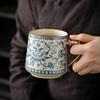 Elegant Ru Kiln Ceramic Filter Teacup