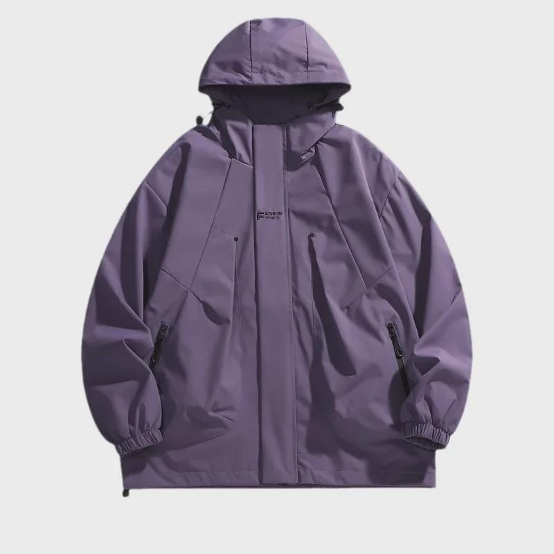 Мужская модная рабочая куртка 2024 года — стильная одежда для альпинизма на весну и осень