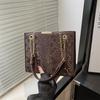 Versatile Fashion Chain Snakeskin Pattern Large Capacity Shoulder Messenger Bag Casual Women's Bag Tote Bag New