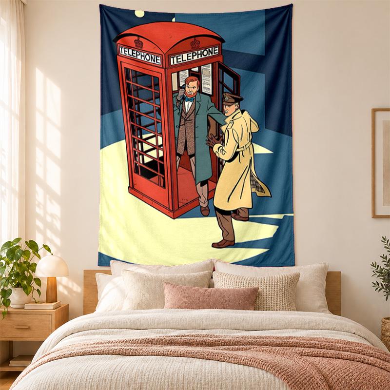 Blake and Mortimer Tapestry highquality for decorating living room bedroom dorm walls ideal as bedroom wallart orholiday gift