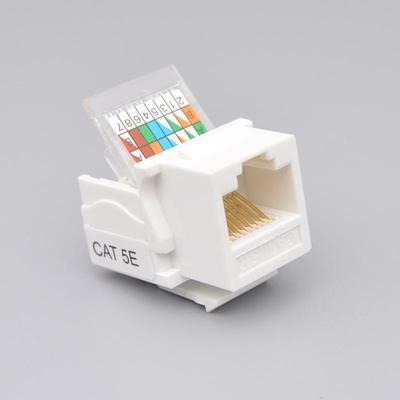 Сетевой модуль Cat5e Keystone Jack - Панельная розетка категории Super Five для компьютерных сетей