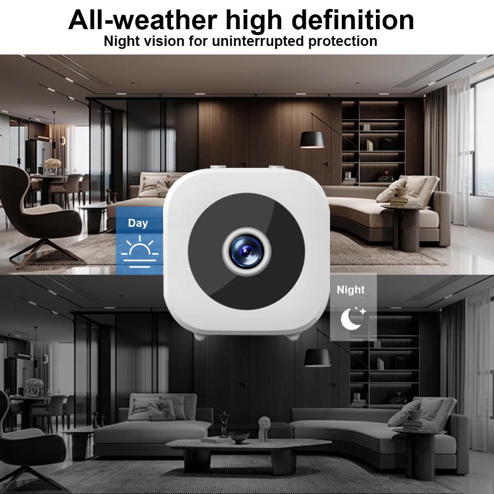 WiFi HD Умная камера видеонаблюдения для дома с удаленным просмотром в реальном времени для безопасности в помещении/на улице