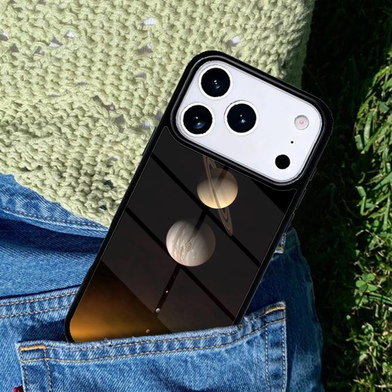 Астрономия Планеты Чехол для Телефона для IPhone 11 12 13 14 15 16e 17 Pro Max Coque для IPhone 17 Air