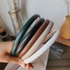 Fashion PU Solid Good Bezel Headwear Women Headband Girls Vintage Hair Bands Hairband Hoop for Holiday Party Hair Accessories