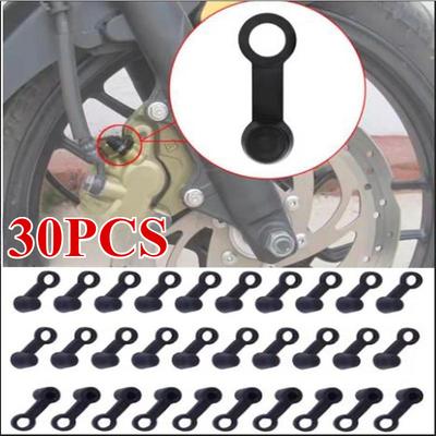 10/20/30 шт. колпачок для винта прокачки тормозов, колпачок для масленки, резиновый пылезащитный чехол, черный для автомобилей, мотоциклов, винт M6/M8/M10