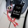 FRF1   Multifunctional Car 3 In 1 Micro USB Type C Charging Cable Multi Charger for Chevrolet Spark Captiva Cruze Tracker Orlando Trax