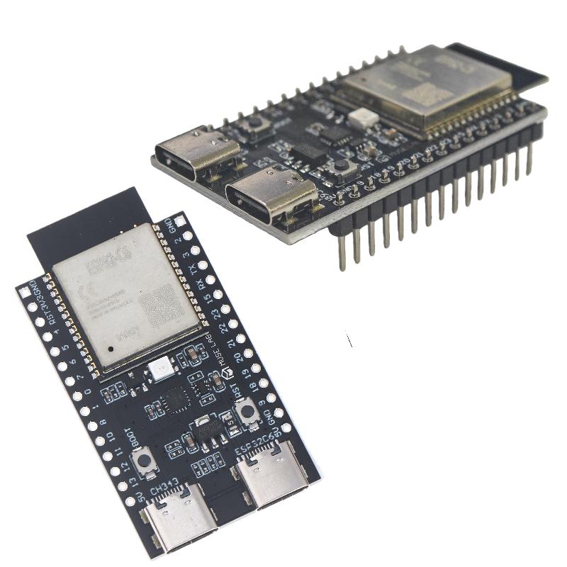 1 Набор Модуль Ядра N4 N8 N16 Плата Разработки Esp32-C6 Wifi6 Совместимый с Bluetooth Zigbee Для Arduino Nano IoT Проектов