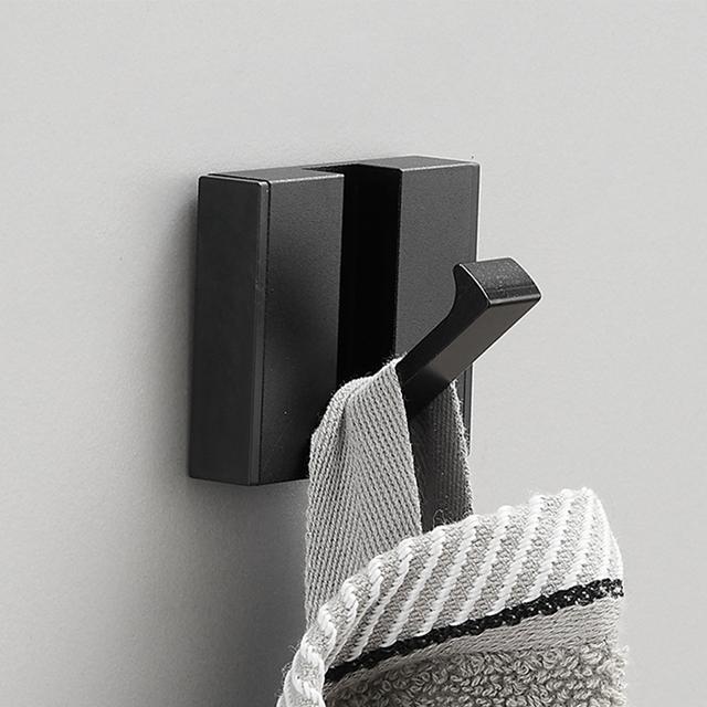 Folding Towel Holder Punch-free Wall Hooks Coat Clothes Rack  Towel Hanger Bathroom Shelf Kitchen Tools for Home Accessories