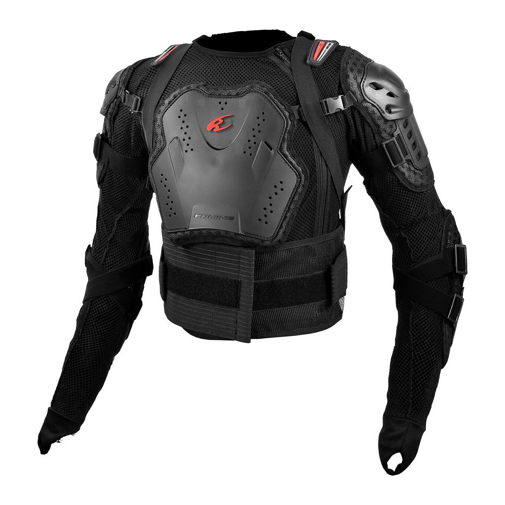 KOMINE Куртка с полной защитой для мотоциклов, черная, M 413, сетчатый материал, защитный SK-676