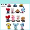 Bts Bt21 7 шт./набор Фигурки-украшения для детского монитора Топпер для торта Игрушки Подарок
