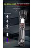 Rechargeable White LED Laser Flashlight - Super Bright, Long-Throw, Type-C Electric for Home Use