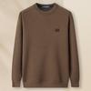 MONTAGUT Men's Winter Round Neck Cashmere Blend Knit Sweater