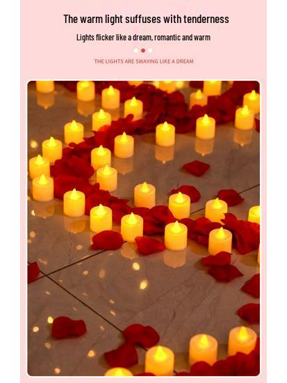 Romantic Indoor Proposal & Celebration Candle Decor Set