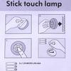 Светодиодный сенсорный светильник с питанием от батареи, нажмите кнопку Home Stick On Lamp, ночные огни