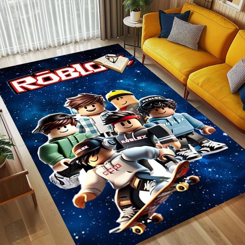 Roblox Characters Living Room Nonslip Area Rug Soft Carpet For Bedroom Game Playroom Sofa Office Home Decor Doormat Christmas Gift C922254