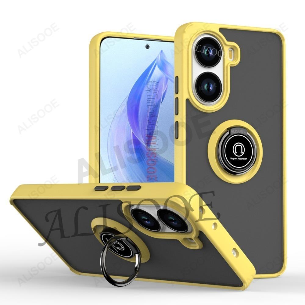Чехол-подставка Funda для POCO X7 Pro Чехол-броня с держателем-кольцом Защитная крышка для Xiaomi Redmi Turbo 4 Ударопрочный чехол