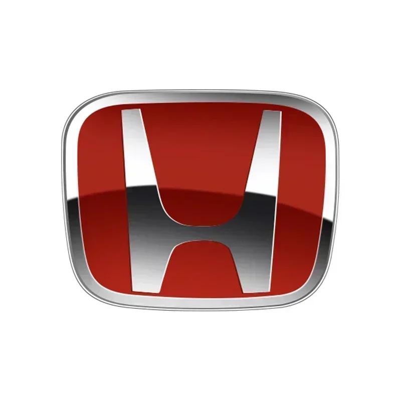 H 1PCS For Honda Fit City Accord Fit VEZEL HRV Odyssey H Emblem Badge Car Hood Grill Rear Trunk Steering Wheel Logo Accessories