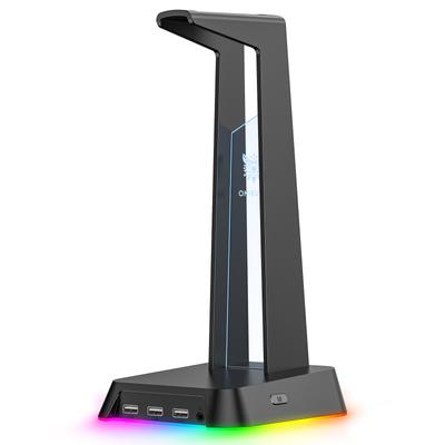 ST-2 подставка для гарнитуры с 2 USB + аудиопортами, поддержка наушников, настольная вешалка для наушников, держатель, аксессуары для хранения