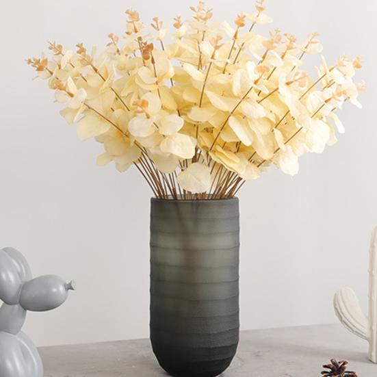 Artificial Flower Realistic Faux Eucalyptus Looking Vibrant Color Attractive Flower Dining Table Fake Plant Decor for Home
