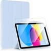 Case + Tempered Glass - for iPad - 11" (A16) / 10.9" 10th Generation - Shockproof Protection - Blue
