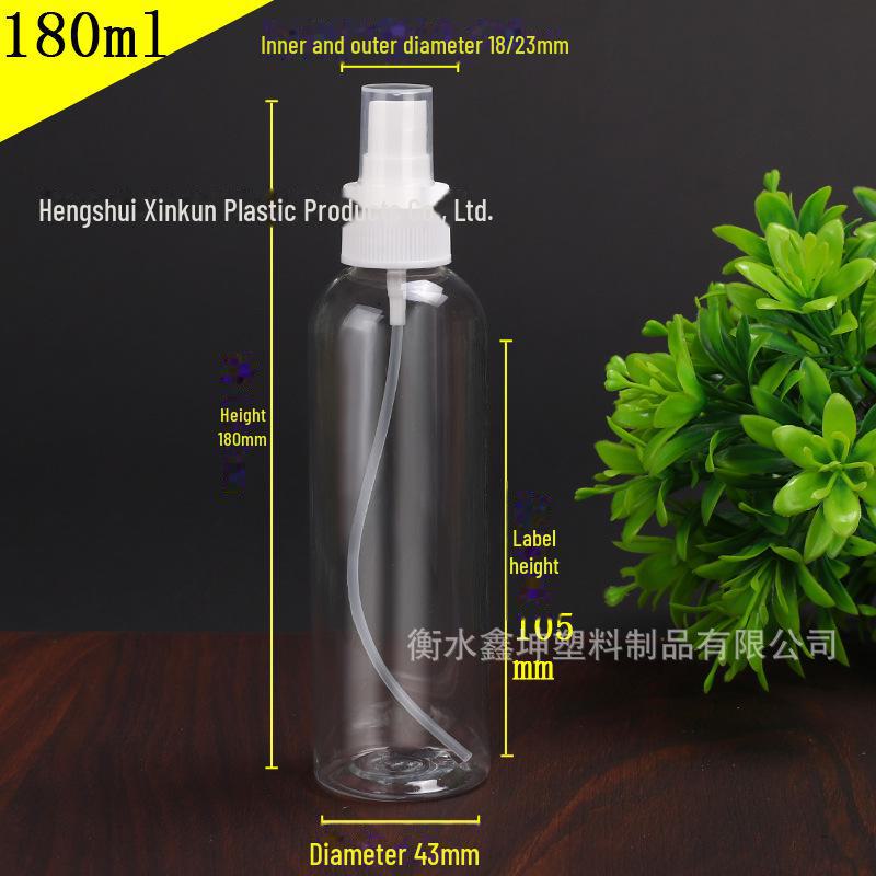 Transparent PET Plastic Spray Bottle - 30, 50, 100 Ml for Cosmetics, Perfume, and Alcohol.