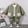 Korean Style Winter Cotton Suit for Boys & Girls (1-4 Years) - Thickened Cotton-padded Jacket, One Piece