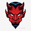 Devil Stickers Devil Satan Iron On Heat Transfer Printing Vinyl Patches Sticker for Clothes DIY Appliques Washable Patches