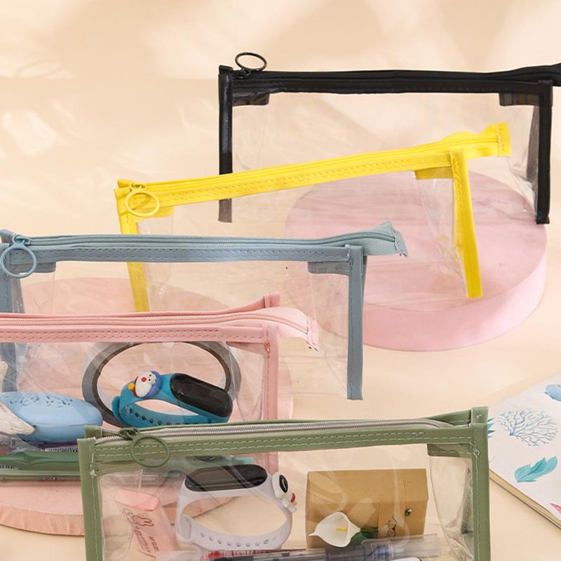 1 шт. канцелярская сумка большой емкости на молнии для хранения для учеников начальной школы портативная водонепроницаемая канцелярская сумка