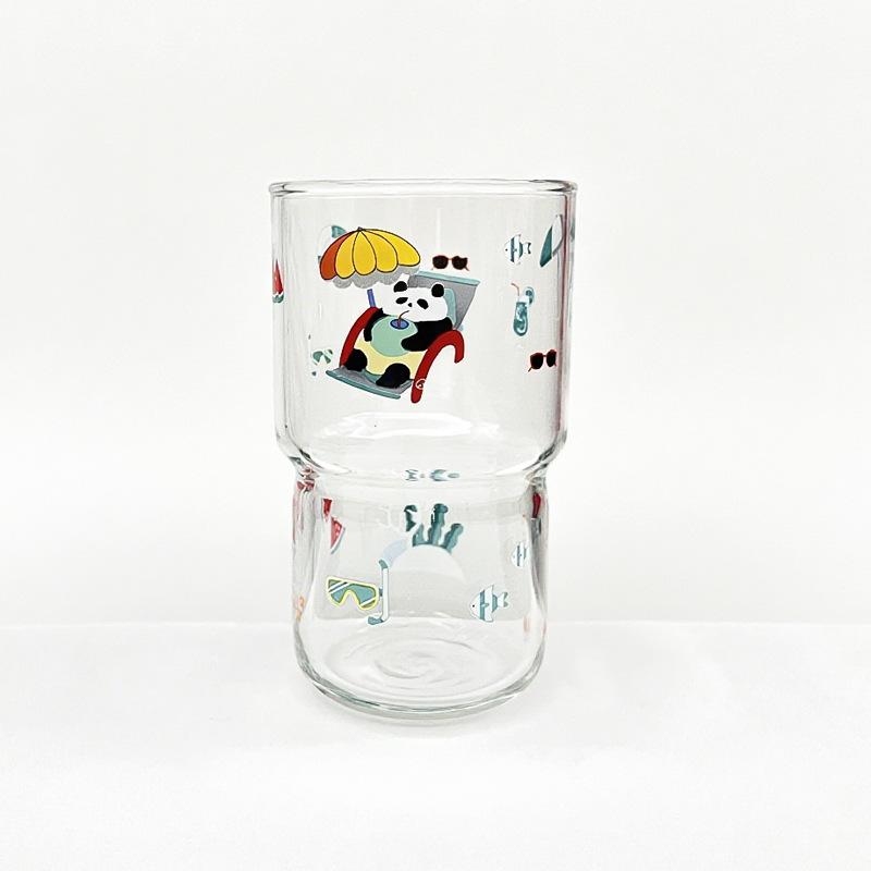 Free Bird Glass Cup Clear American Coffee Cup Cold Heat Resistant Home Creative Water Tea Cup Fish Cup