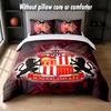 Sunderland Design Bed Bedding Set 1 Duvet Cover + 2 Pillowcases Soft Breathable Household Bed Linens
