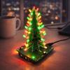 Red Green Yellow LED 3D LED Christmas Tree Kit Christmas Tree Flashing LED PCB  DIY Projects