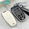 TPU 4 5 6 7 8 Buttons Car Key Case Cover For Hyundai Santa Fe Tucson 2022 NEXO NX4 Ioniq 5 Atos Prime Solaris 2021 Accessories
