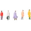 Engaging HO Scale Painted Figures for Model Trains 50pcs Model People Passenger