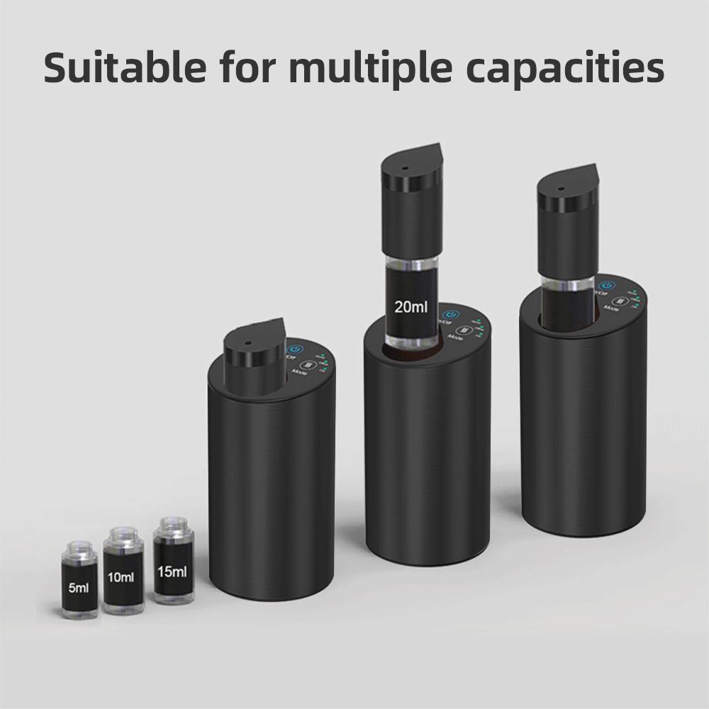 Cordless Car Essential Oil Diffuser USB Aroma Vaporizer Super Quiet Waterless Type-C & Battery